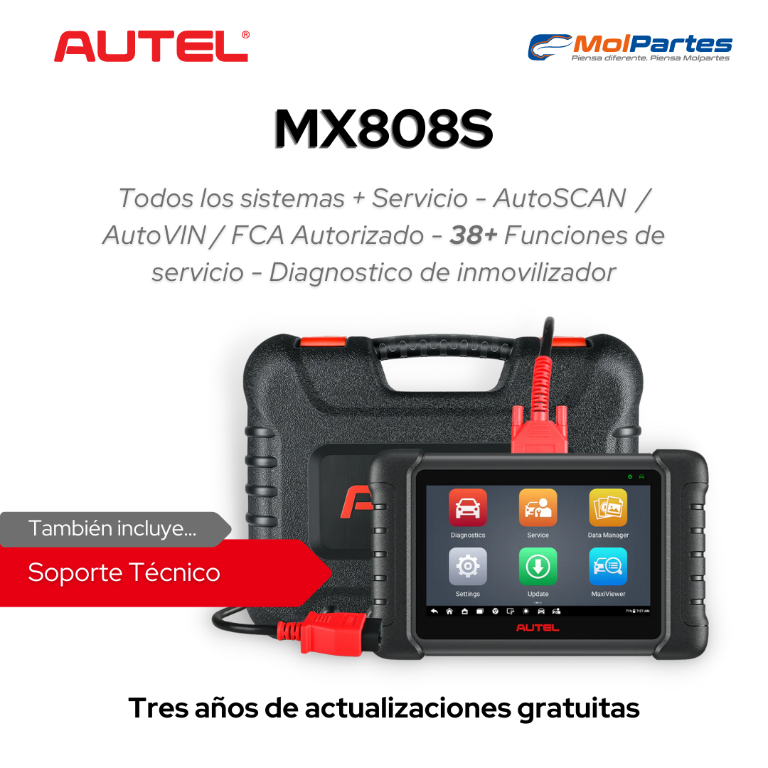 Escáner Automotriz Autel MX808S Escáner Automotriz Autel MX808S