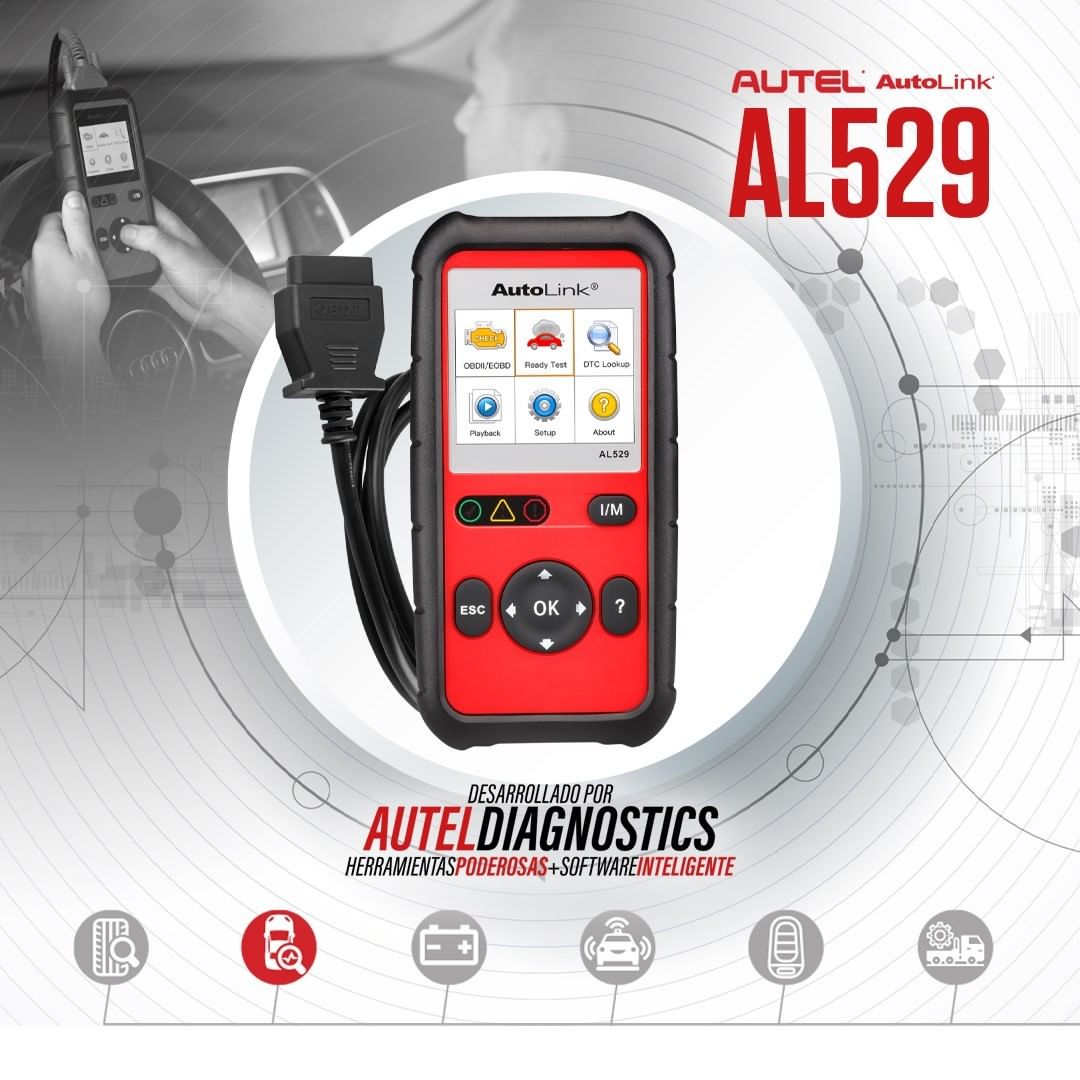 AUTEL AL529 ESCÁNER DE DIAGNÓSTICO COLOMBIA AUTEL AL529 ESCÁNER DE DIAGNÓSTICO COLOMBIA