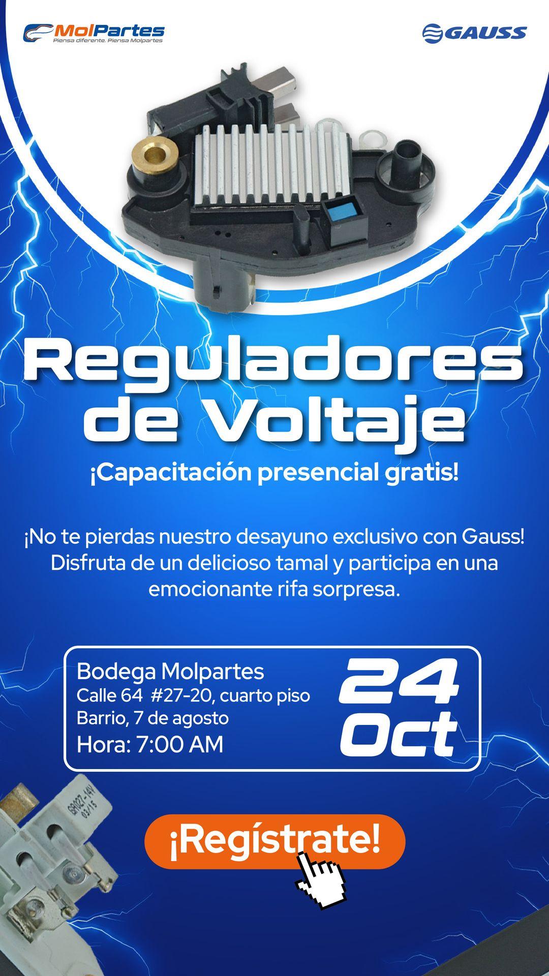 Capacitación Gauss: Reguladores de Voltaje