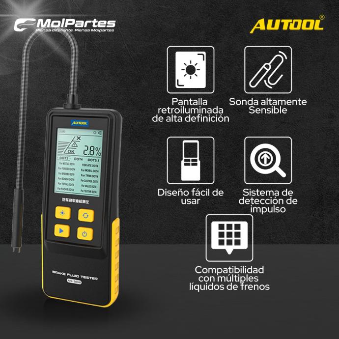 AS502 AUTOOL PROBADOR LÍQUIDO DE FRENOS ES COLOMBIA AS502 AUTOOL PROBADOR LÍQUIDO DE FRENOS ES COLOMBIA