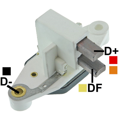 REGULADOR NEW HOLLAND TRACTOR 12 90 CON ESCOBILLAS TIPO BOSCH (GA1275-GA1708-GA1730)