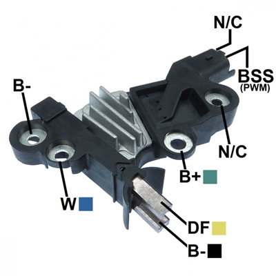 REGULADOR INTELIGENTE BMW MINICOUPER 12V PROTOCOLO:BSS TIPO BOSCH TIPO B ID:7 F00M346135 1986AE0052