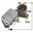 REGULADOR TOYOTA MONTACARGAS DAIHATSU CHARADE 12 CONECTOR REDONDO 3 S-IG-L TIPO NIPPONDENSO