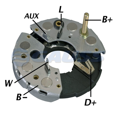 RECTIFICADOR VOLVO 70AMP 6X35A113MM(GA040) TIPO BOSCH