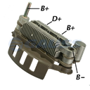 RECTIFICADOR MITSUBISHI MAZDA 140AMP 8X50A 85MM TIPO MITSUBISHI