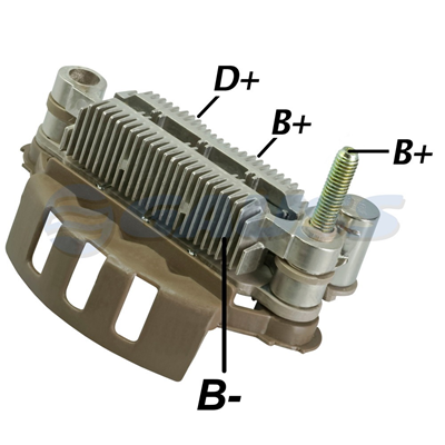 RECTIFICADOR MAZDA 105AMP 8X35A85MM TIPO MITSUBISHI