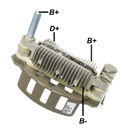 RECTIFICADOR MITSUBISHI GALANT L200 85AMP 6X35A TRIDIODO CAPACITOR 85MM (GA797) TIPO MITSUBISHI