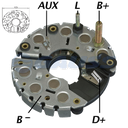 RECTIFICADOR MB MERCEDES BENZ VOLVO BMW VW VOLKSWAGEN 115AMP 8X50A M8X50 M5X45TRIDIODO 123MM (GA021 GA029) TIPO BOSCH