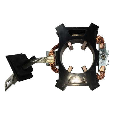 PORTAESCOBILLAS ARRANQUE DELCO CHEVROLET SPARK /SPARK GT /AVEO 1,5 PLASTICO | REF: IR81094, MCP-751A-4, HD-751, 41487C