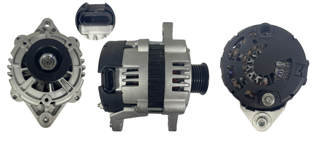 ALTERNADOR CHEVROLET AVEO 1.4 OPTRA 1.6 12V 85AMP 3 PINES P: 6PK T:DELCO (GA715 GA1795)