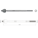 TERMINAL AXIAL FORD ECOSPORT 13 16 DIRECCION ELECTROASISTIDA