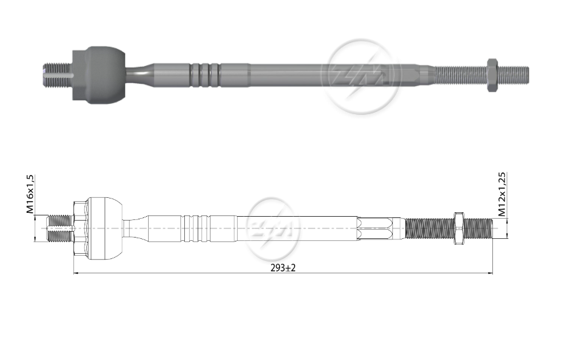TERMINAL AXIAL KIA PICANTO MORNING PICANTO ION DIRECCION HIDRAULICA 