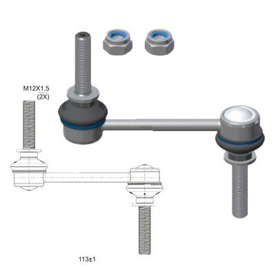 BIELETA BARRA ESTAB. DEL FORD EDGE 07 14