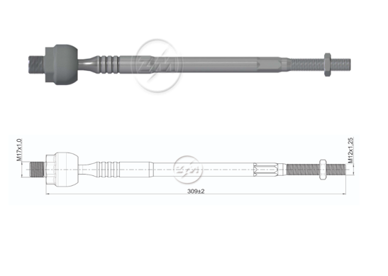 TERMINAL AXIAL MAZDA 323 86 03 