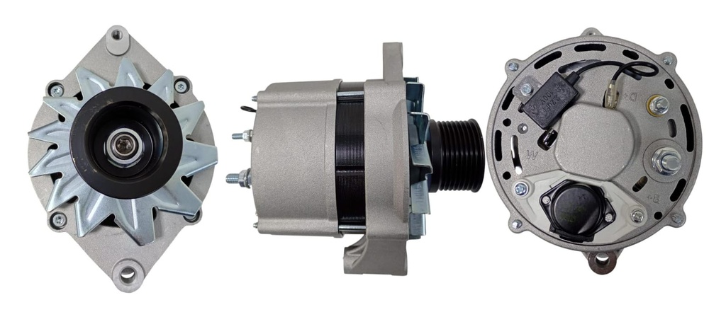 ALTERNADOR CASE JHON DEERE LUV 2300 12V 80AMP SPOOL 1PIN P: 8PK T:BOSCH V:EXT(GA027)