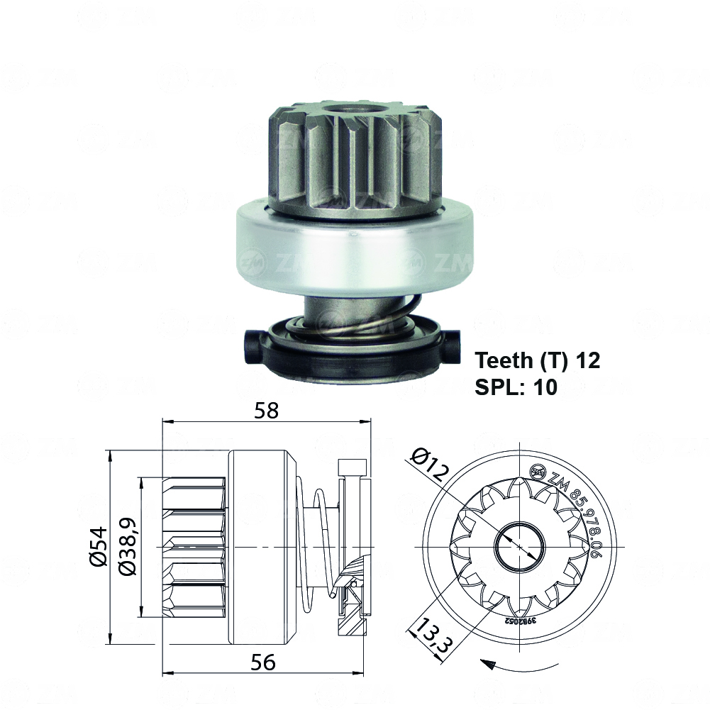 BENDIX CITROEN JUMPER FIAT DUCATO PEUGEOT BOXER T-12