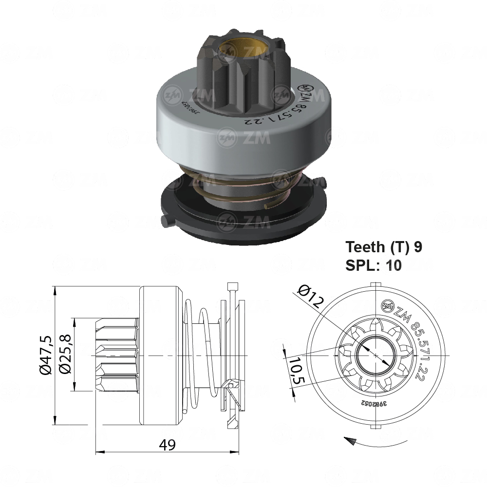 BENDIX RENAULT TWINGO T SSANGYONG 9D