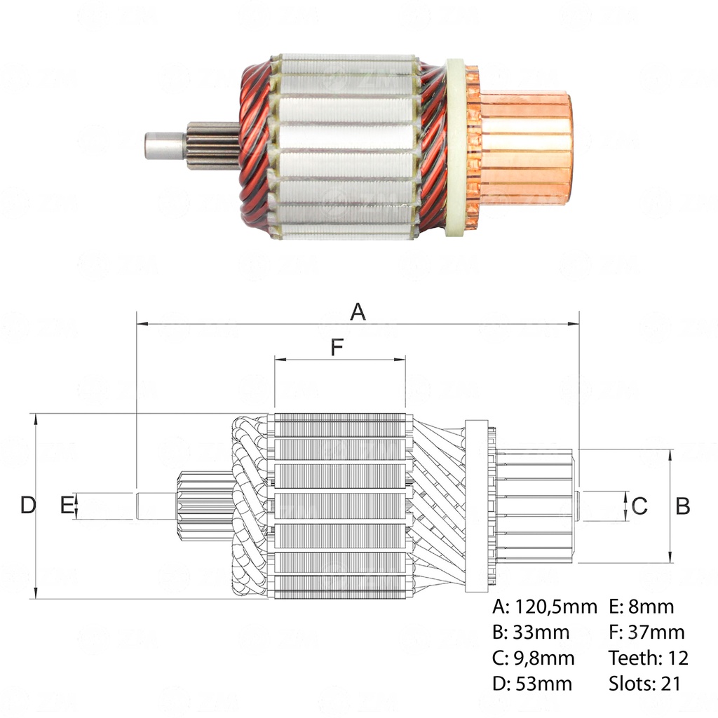 INDUCIDO ARRANQUE CHEVROLET BLAZER S10 PG260