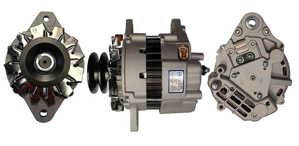 ALTERNADOR MAQUINARIA 6D22 24V 50AMP FOOT 80MM P:3V TIPO MITSUBISHI V:EXTERNO