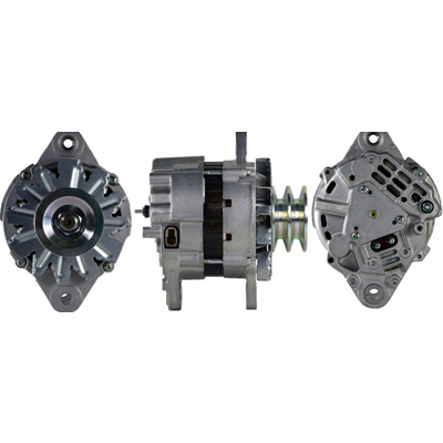 ALTERNADOR RETROEXCAVADORA CATERPILLAR 320 MAQUINARIA AMARILLA 24V 60AMP FOOT A FOOT 80MM 2PINES P: 2V T:MITSUBISHI V:EXT( IM286)12316N