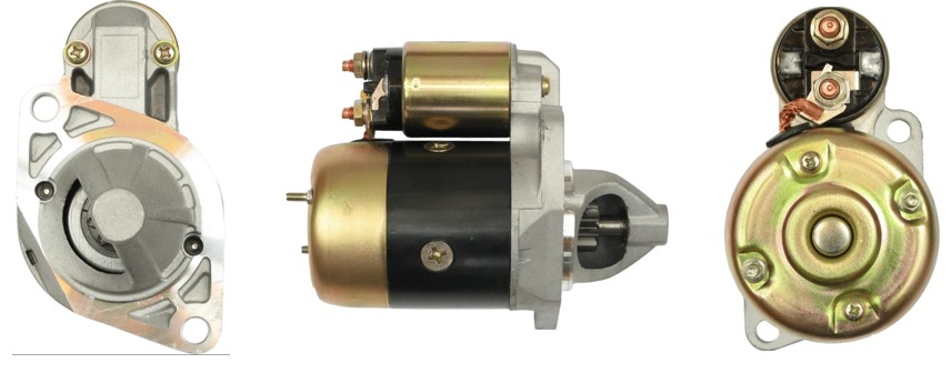 ARRANQUE FORD FESTIVA 12V, 8 DIENTES, 2 HUECOS, TIPO MISTSUBISHI, GIRO IZQUIERDO.