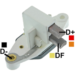 [07GA022] REGULADOR MB MERCEDES BENZ MV JOHN DEERE 12 90 CON ESCOBILLAS TIPO BOSCH (GA1277)