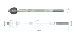 [51ZM-17011460] TERMINAL AXIAL FORD FIESTA VI MAZDA 2 L:298RC:M14-1 50RP:M14-1 50TP:78N.MTC86N.M