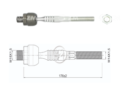 [51ZM-17011641] TERMINAL AXIAL HONDA CIVIC 06-11 