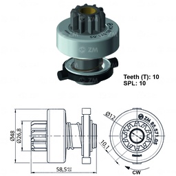 [858557105] BENDIX RENAULT 19 TIPO BOSCH 10D