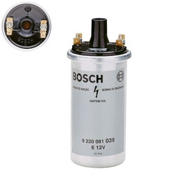 [IG9220081039] BOBINA ENCENDIDO ELECTRONICO TIPO BOTELLA UNIVERSAL 12V PLATEADA 2 P