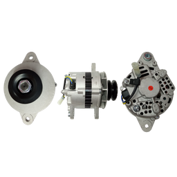 [64A4T66686] ALTERNADOR MAQUINARIA AGRICOLA 6D22 24V 50AMP FOOT 80MM P:3V TIPO MITSUBISHI V:EXTERNO