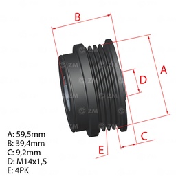 [5696.005.66] POLEA RUEDA LIBRE TOYOTA CAMRY COROLLA