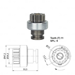 [858548018] BENDIX FORD FOCUS TIPO LUCAS T-11