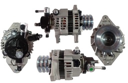 [34GA12008] ALTERNADOR CHEVROLET NPR, MITSUBISHI CANTER 12V 90AMP FOOT A FOOT 80MM 2PINES P: 3V T:HITACHI V:EXT(GA258 GA1788)