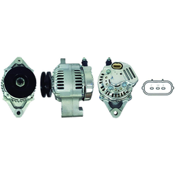 [34GA14003] ALTERNADOR DAHIATSU DELTA SIMILAR A LA FUSO 12V 50AMP SPOOL 3PINES P: 1V OD87 T:NIPONDENSO V:INT(GA821 GA1251)