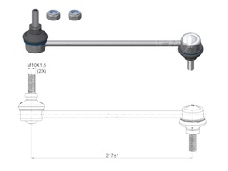 [51ZM-37011943] BIELETA BARRA ESTAB. DEL HYUNDAI 2008-2015 IZQ  