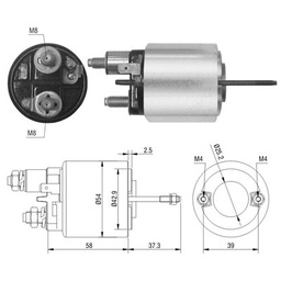 [02ZM-493] AUTOMATICO SUZUKI 1100 12V TIPO PARIS RHONE TIPO VALEO