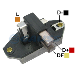 [07GA018] REGULADOR FIAT VOLVO CATERPILLAR SCANIA FORD 24 55 CON ESCOBILLAS TIPO BOSCH (GA1541)