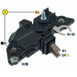 [07GA282] ﻿REGULADOR CHEVROLET ASTRA CORSA ZAFIRA SPRINTER 413 FIAT PALIO STRADA 12 TORNILLO TIPO BOSCH (GA1421-GA1424-GA1425) F000RS0102﻿