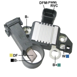 [07GA712] REGULADOR CHEVROLET SONIC CRUZE TRACKER TRAIL BLAZER 12 CONTROL DE VOLTAJE REGULADO ECU 2 DFM-RVC TIPO DELCO (GA1755-GA1757)