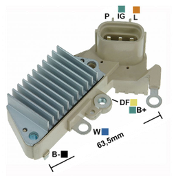 [07GA853] REGULADOR CATERPILLAR YANMAR 12 3 P-IG-L TIPO NIPPONDENSO