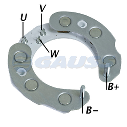 [07GA1212] RECTIFICADOR FORD UNIVERSAL 120AMP 6X50A TIPO FORD