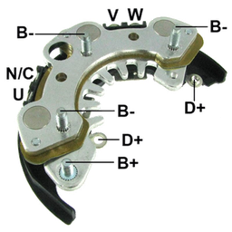 [07GA1766] RECTIFICADOR NISSAN PATHFINDER 85AMP 6X35A AJUSTE PRESIONTIPO HITACHI