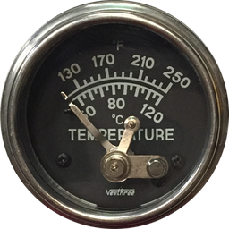 [16050880] MARCADOR TEMPERATURA AGUA MECANICO 72" 1.83M SISTEMA MORPHY ARO CROMADO