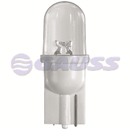 [28GL51] BOMBILLO MINIATURA 158 W2.1X9.5D 12V LUZ TABLERO INTERIOR MATRICULA BASE BLANCA MAXLIGHT 6000MCD STD BLISTER X 2 MOTOCICLETA