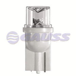 [28GL53] BOMBILLO MINIATURA 158 W2.1X9.5D 12V LUZ TABLERO INTERIOR MATRICULA BASE BLANCA MAXLIGHT 5000MCD STD BLISTER X 2 MOTOCICLETA