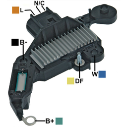 [07GA350] REGULADOR FORD FIESTA ECOSPORT 12 CONECTOR HORIZONTAL 3 L-N C-N C TIPO VISTEON (GA1890-GA1891)